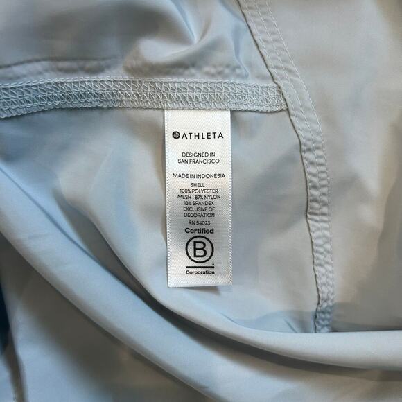 Athleta Women's Solar Wind & Rain Anorak Jacket Beige Outdoor Gorpcore Size M - Picture 8 of 9